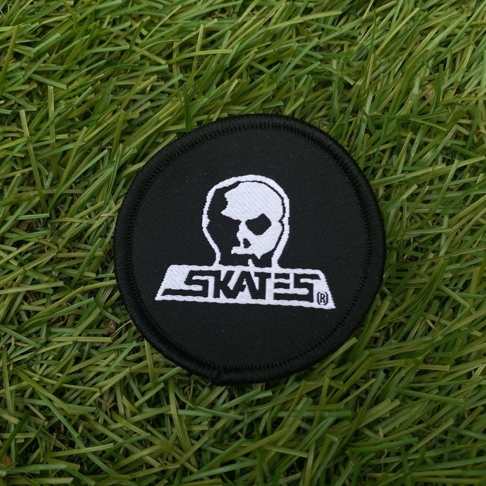 3 FOR $25 SKATE SKULL PATCH 2X2